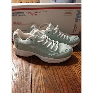 New 9.5M Light Green Ryka Contour Twill Walking Athletic Gym  Shoes Senakers